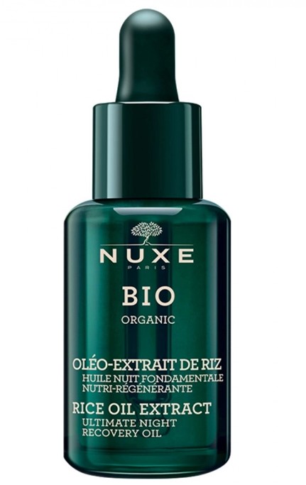 Nuxe Bio Huile Nuit Fondamentale Nutri-Régénérante 30ml